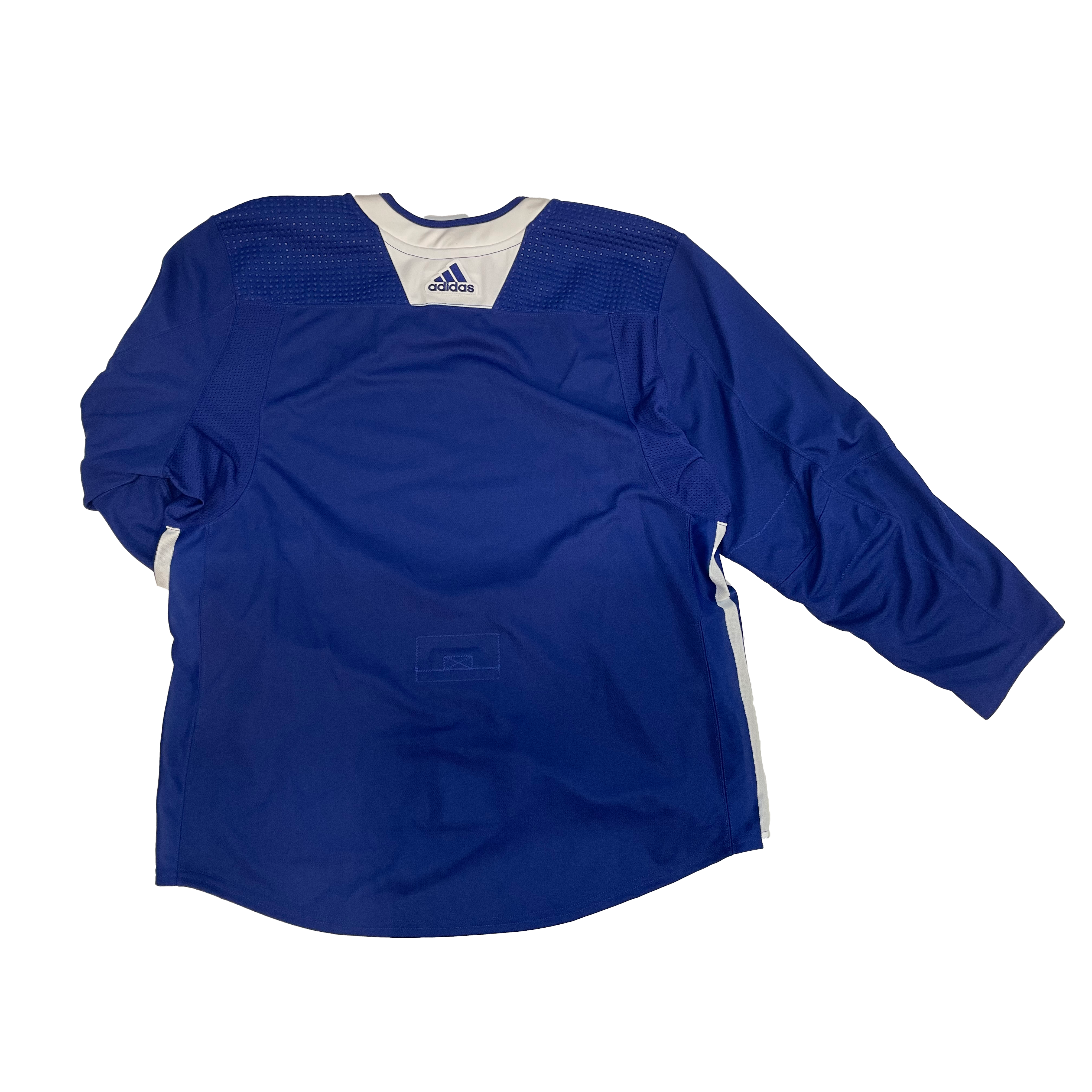 LNH - Nouveau maillot d'entraînement Adidas des Flames de Calgary (bleu)
